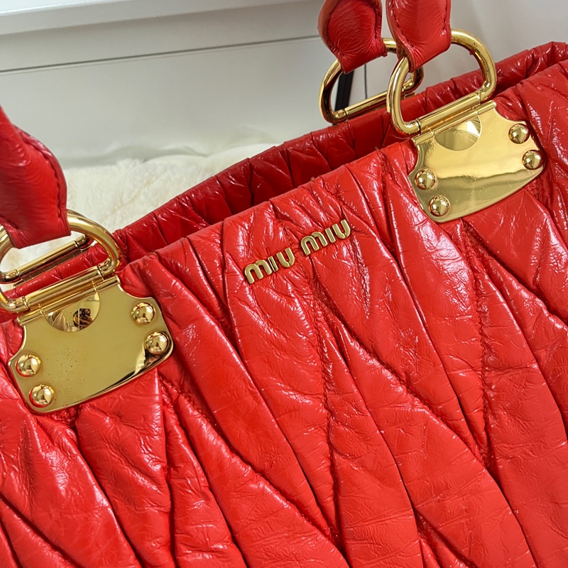 Miumiu 紅色tote bag-3
