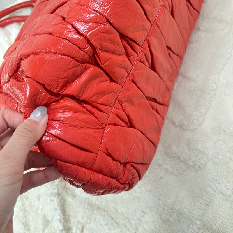 Miumiu 紅色tote bag-9