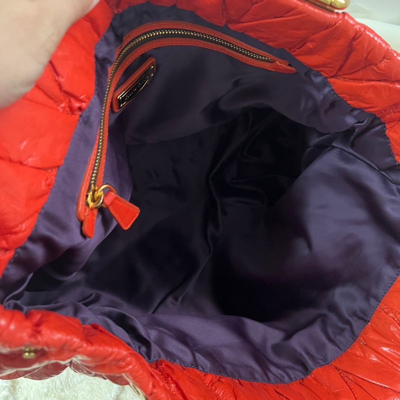 Miumiu 紅色tote bag-21