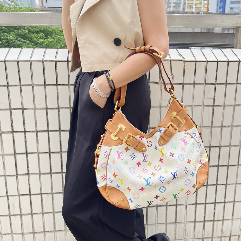 Lv vintage hobo 白三彩-0