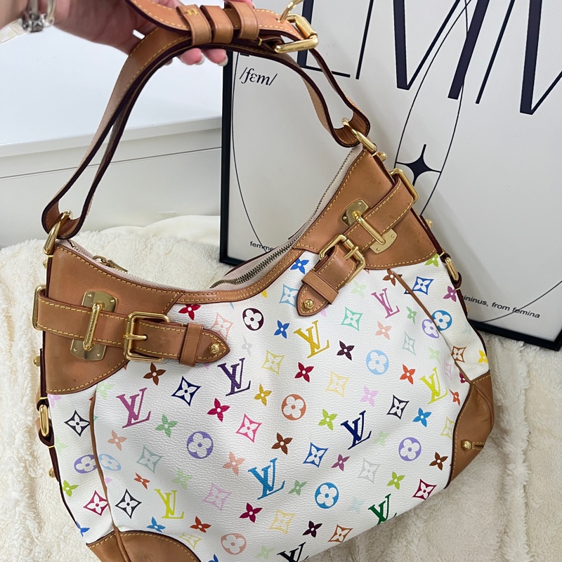 Lv vintage hobo 白三彩-1
