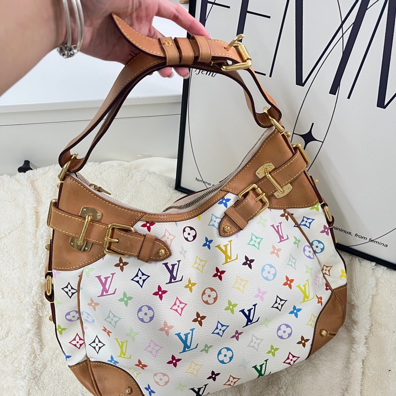 Lv vintage hobo 白三彩-3