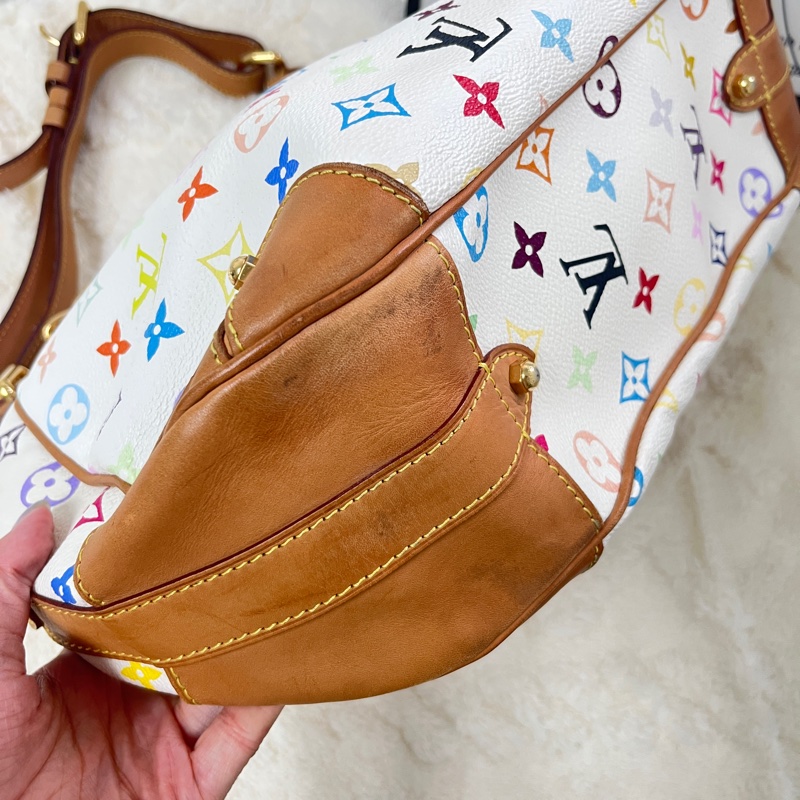 Lv vintage hobo 白三彩-8