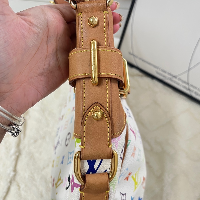 Lv vintage hobo 白三彩-13