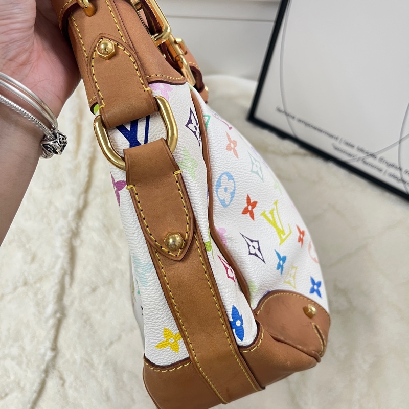 Lv vintage hobo 白三彩-14