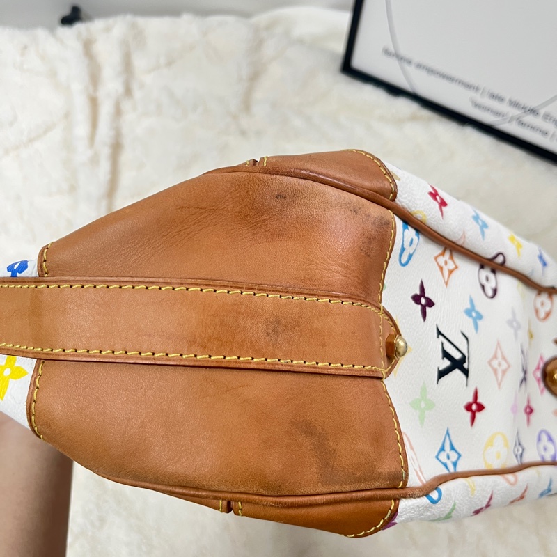 Lv vintage hobo 白三彩-15