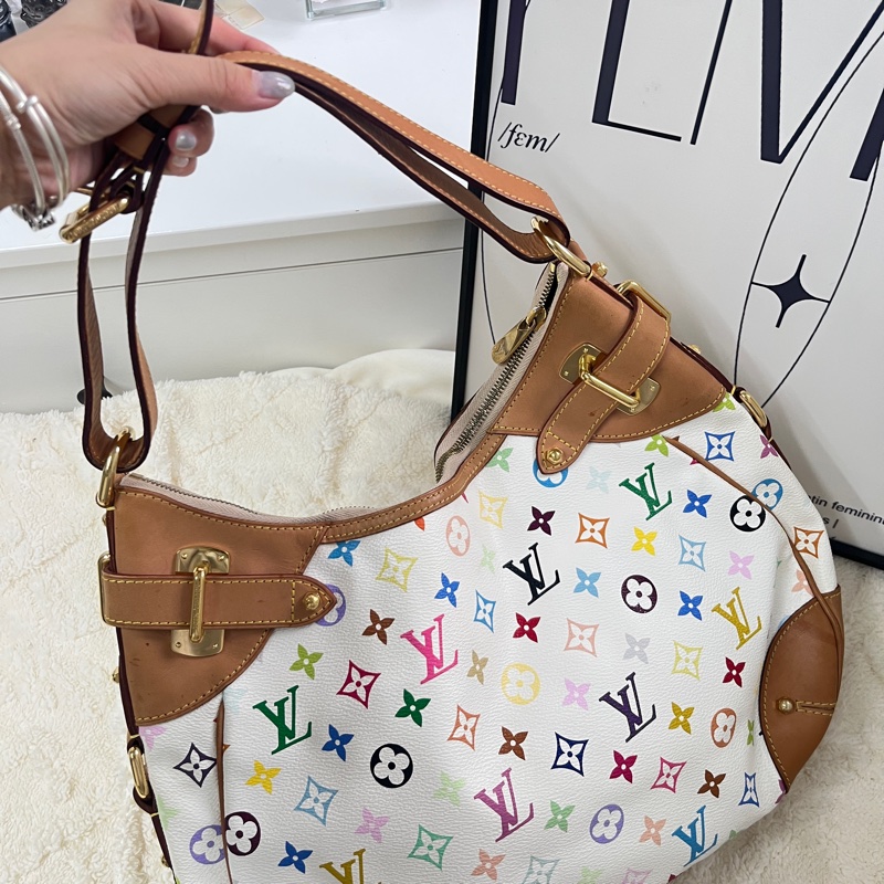 Lv vintage hobo 白三彩-17