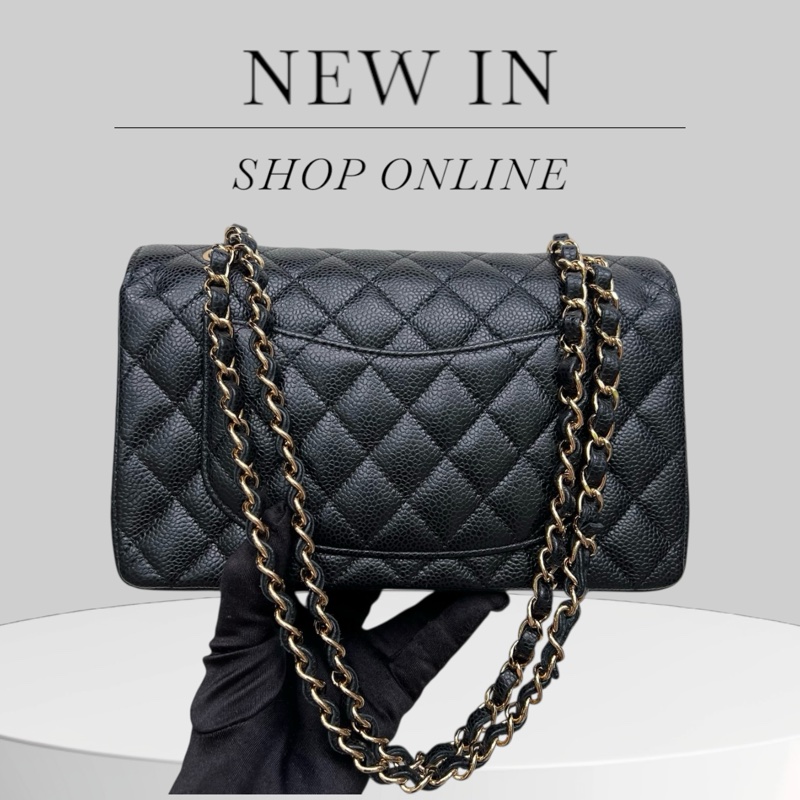 Chanel Caviar CF23 金扣荔枝皮-1