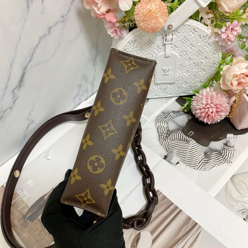 LV熱門爆款19cm梳洗包鏈條包🏅-17
