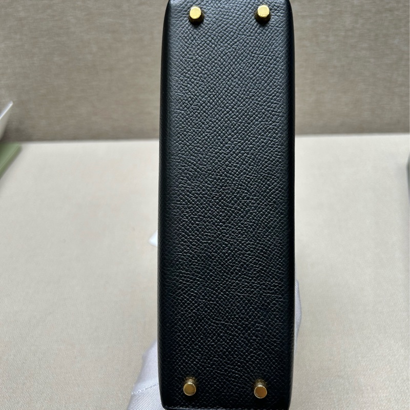 hermes Mini Kelly 二代 黑金 C刻 配件肩帶-4