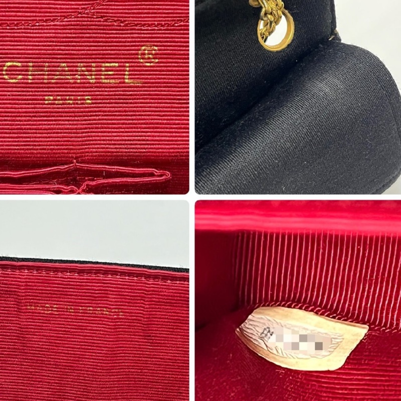 Chanel • Cf 23佳績布面 2.55雕花鏈條 24k金 小號-11