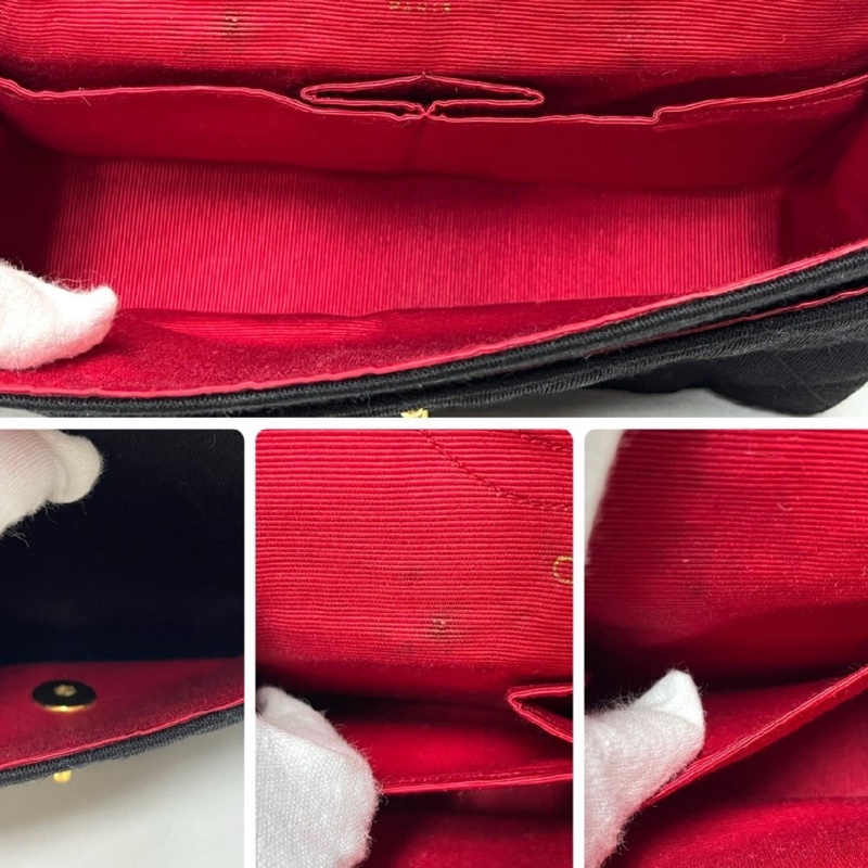 Chanel • Cf 23佳績布面 2.55雕花鏈條 24k金 小號-13
