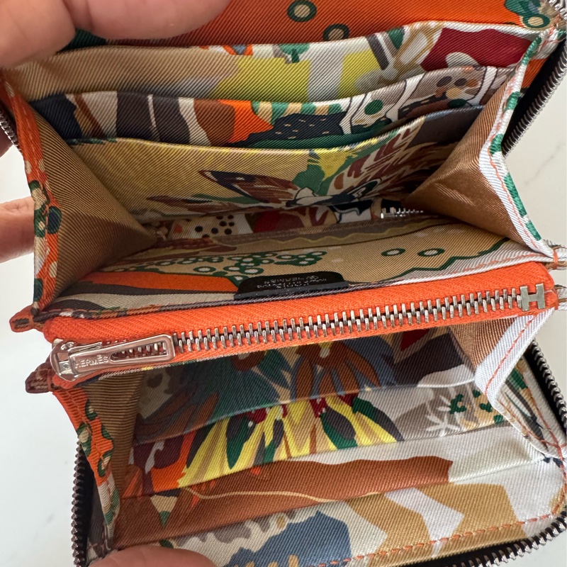 Hermes Silk In compact wallet-3