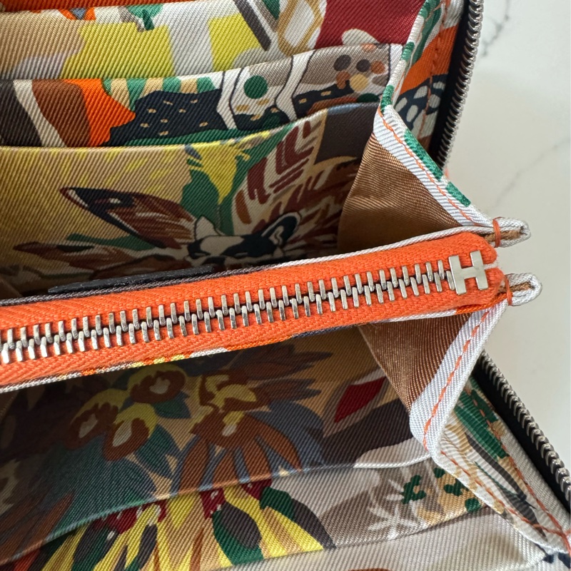 Hermes Silk In compact wallet-5