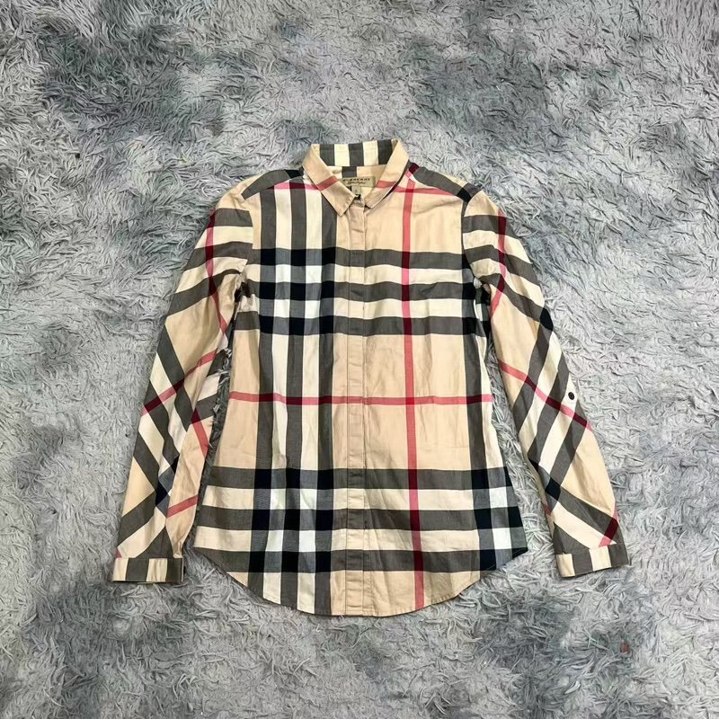 Burberry 巴寶莉 經典格紋 襯衫 男女皆可穿-0
