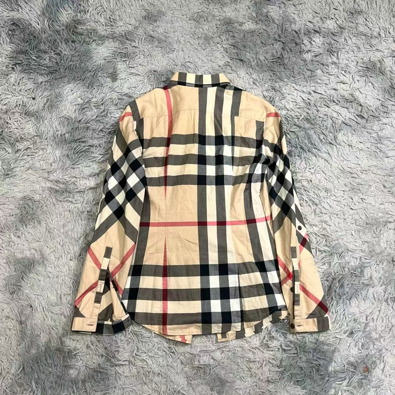 Burberry 巴寶莉 經典格紋 襯衫 男女皆可穿-1