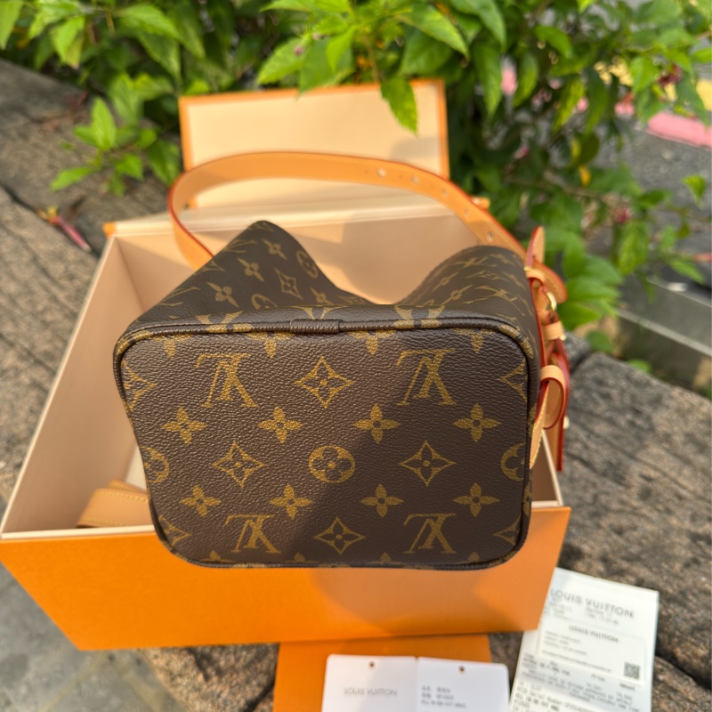 全新LV ALL In BB Monogram老花帆布水桶包M12925現貨-2