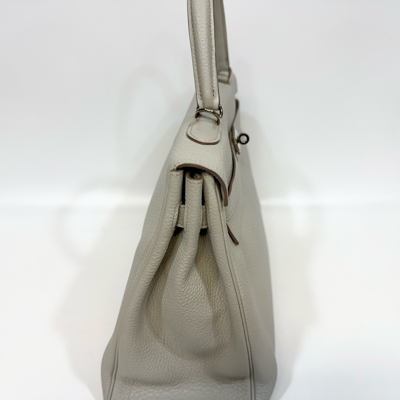 Hemes 鼠尾草灰銀釦 TOGO皮kelly35cm-7