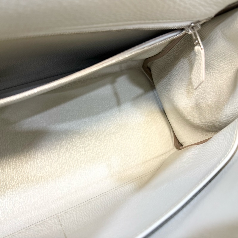 Hemes 鼠尾草灰銀釦 TOGO皮kelly35cm-14