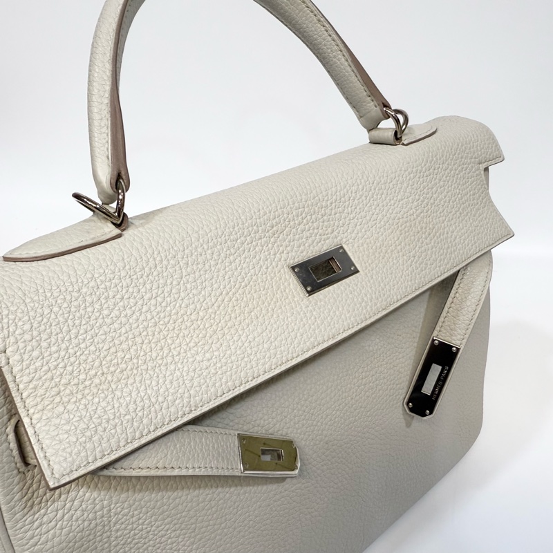 Hemes 鼠尾草灰銀釦 TOGO皮kelly35cm-20