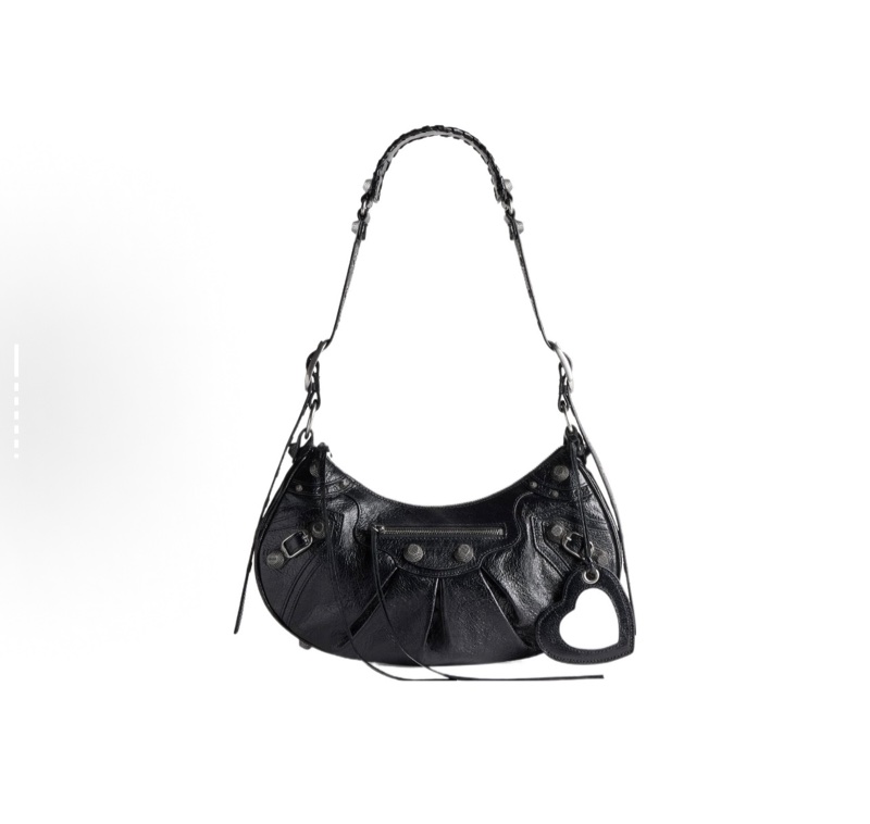 Balenciaga巴黎世家 Le Cagole 鉚釘銀扣 機車包 小號-1