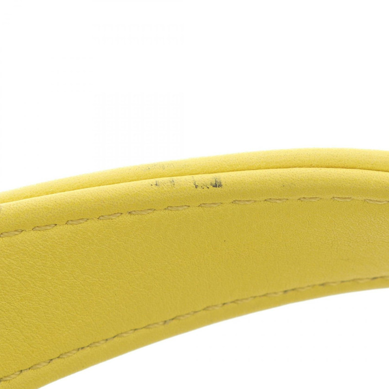 CHANEL Boy Chanel 小號單肩包 A67085 羔羊皮 黃色 二手 女款-5