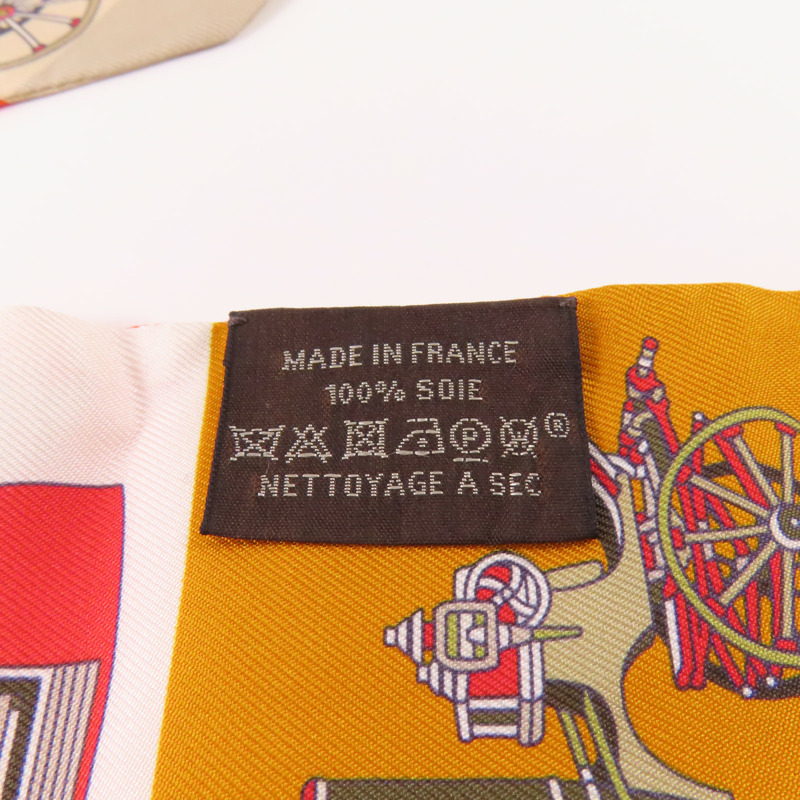 HERMES 絲質Twilly絲巾-7