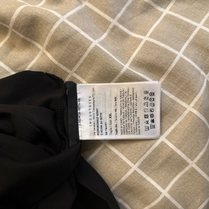 moncler 黑色領口標誌短袖 XXL-2