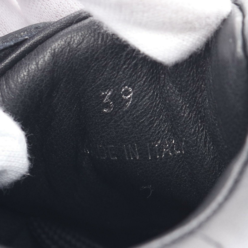 JIMMY CHOO ROMAN 運動鞋 皮革 黑色 二手 男款-5