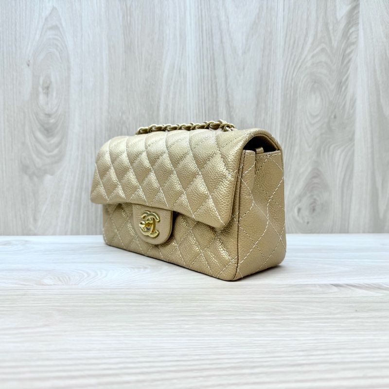 CHANEL金色牛皮金釦COCO20/A69900-2