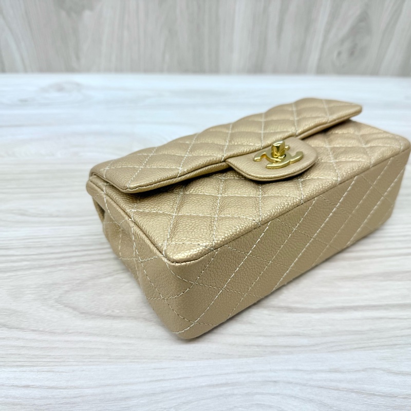 CHANEL金色牛皮金釦COCO20/A69900-5