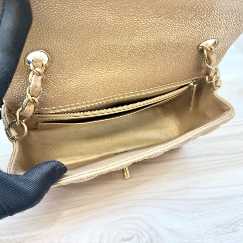 CHANEL金色牛皮金釦COCO20/A69900-7