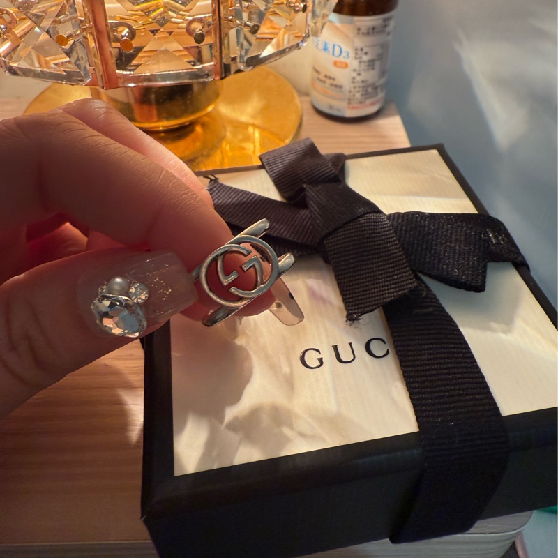 Gucci純銀戒指-2