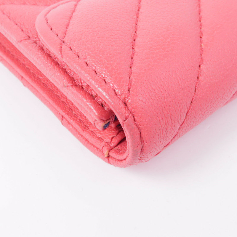 CHANEL 牛皮皮革2.55 Card Case金扣卡片套-8