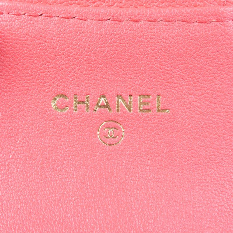 CHANEL 牛皮皮革2.55 Card Case金扣卡片套-12