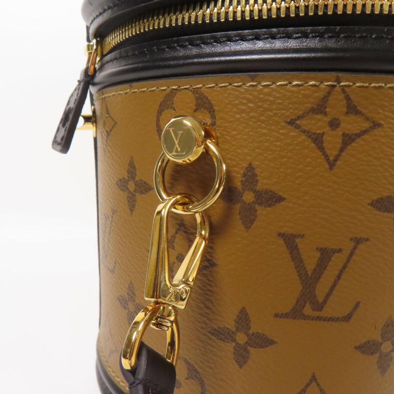 LOUIS VUITTON Monogram Reverse Cannes金扣手挽肩背兩用袋-7