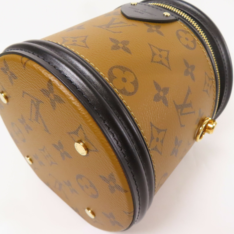 LOUIS VUITTON Monogram Reverse Cannes金扣手挽肩背兩用袋-12