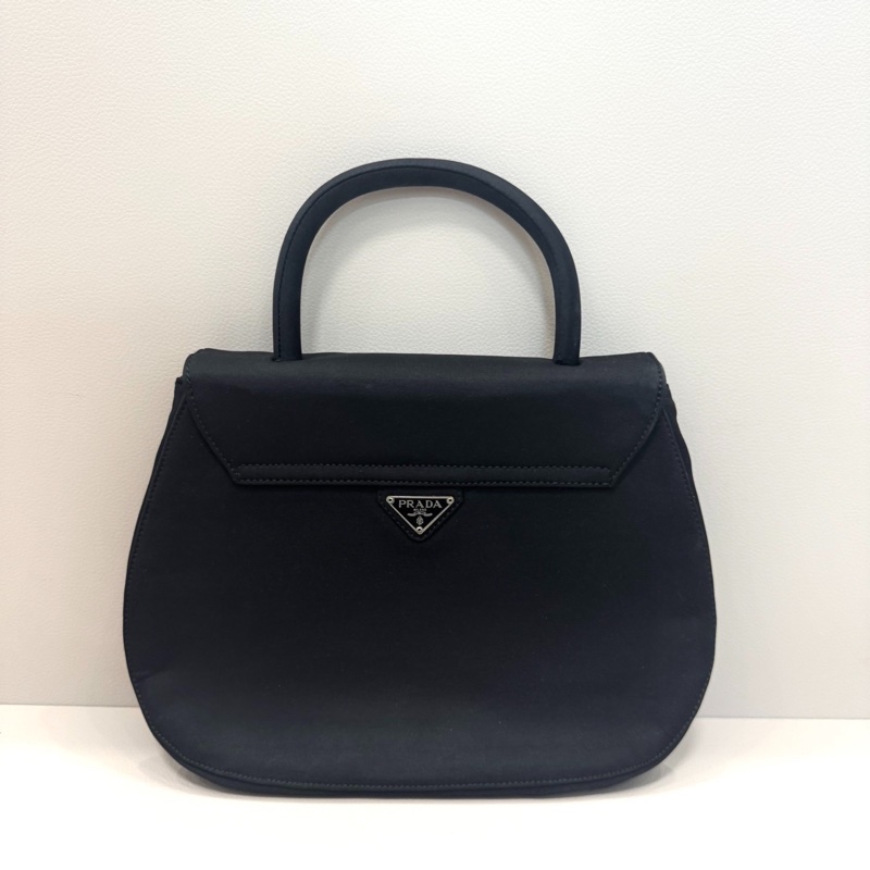 Prada vintage 三角標手提元寶包 fever同款-0