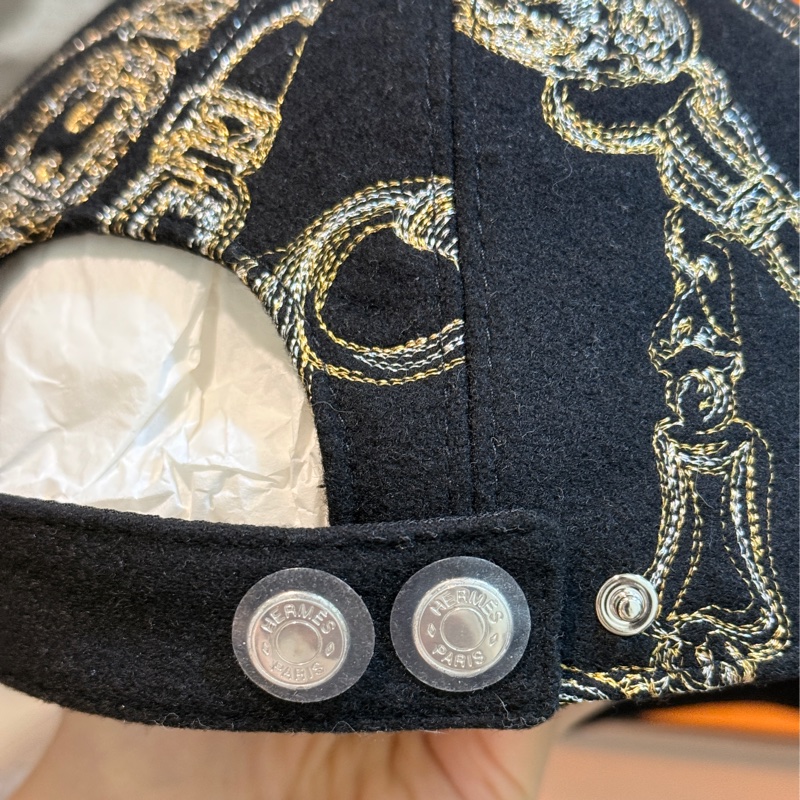 95新以上✨有夠好看🤩Hermes超級帥的帽子 愛馬仕 100% 克什米爾羊毛 鴨舌帽 棒球帽-8