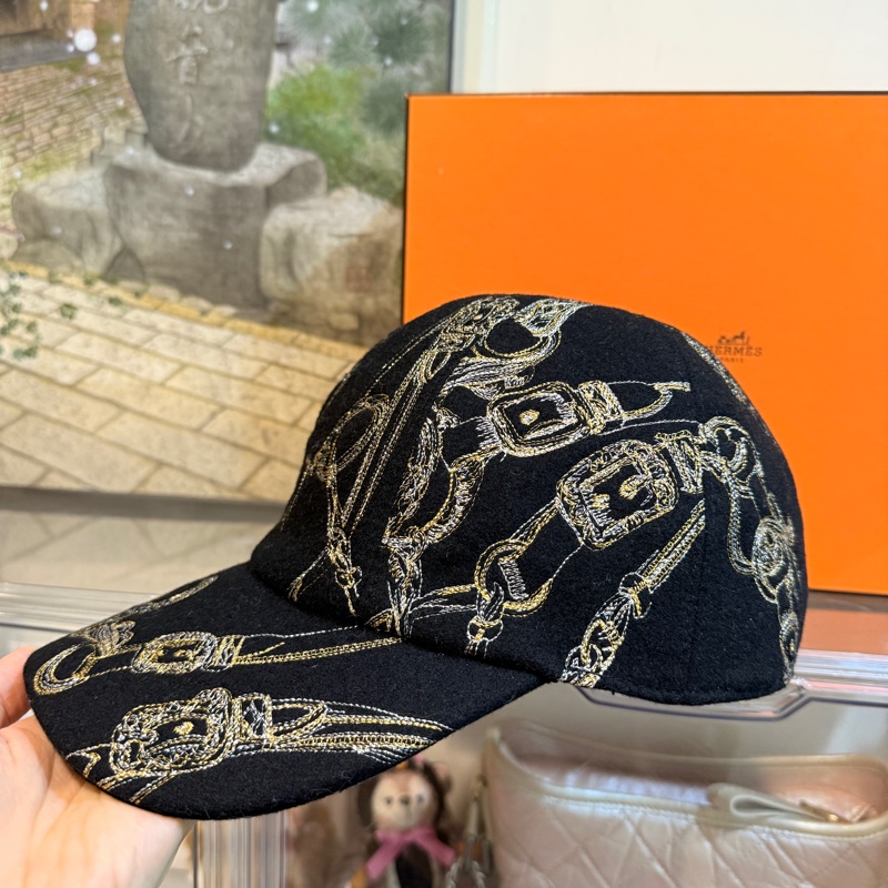95新以上✨有夠好看🤩Hermes超級帥的帽子 愛馬仕 100% 克什米爾羊毛 鴨舌帽 棒球帽-23