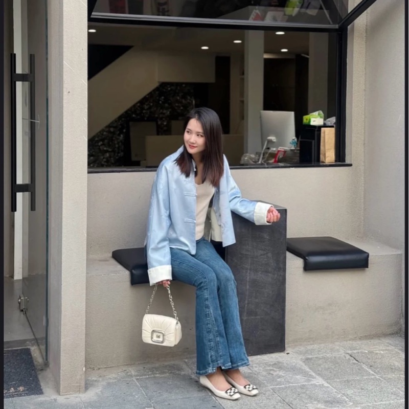 促銷品Roger Vivier Trompette喇叭跟皮革芭蕾舞鞋-4