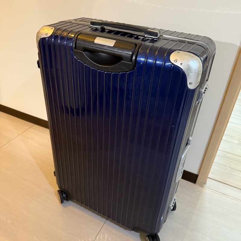 Rimowa 半鋁合金 32吋行李箱 寶藍色HYBRID Check-In L-5