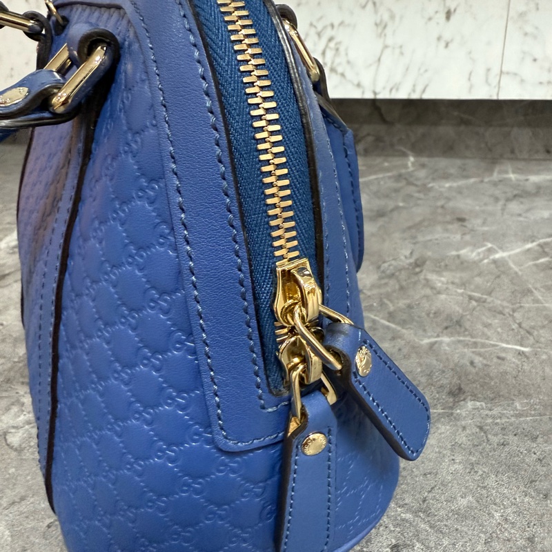 Gucci 貝殼包(藍)-10