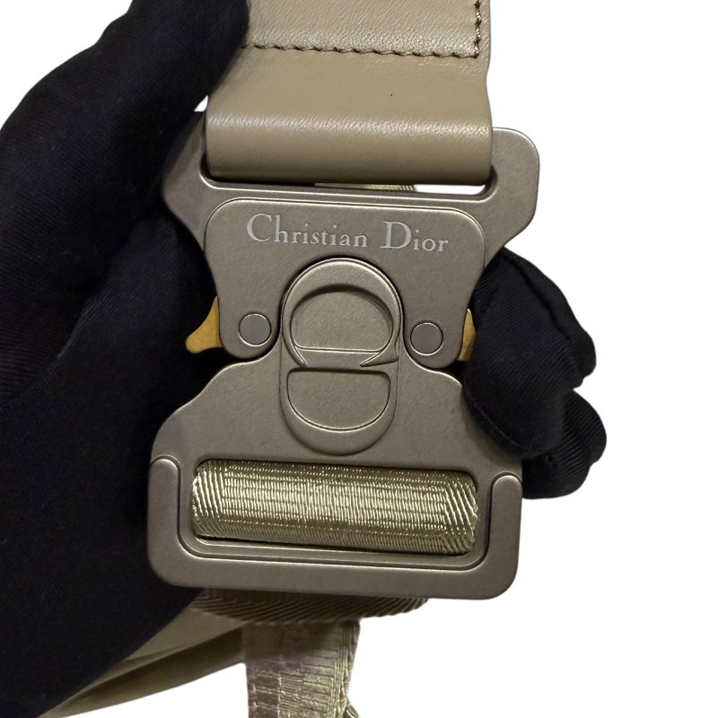 【美收精品】DIOR 綠色磁扣馬鞍斜背包 2-349-10