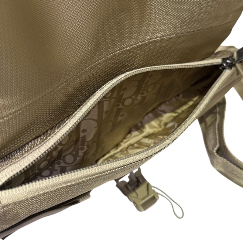 【美收精品】DIOR 綠色磁扣馬鞍斜背包 2-349-12
