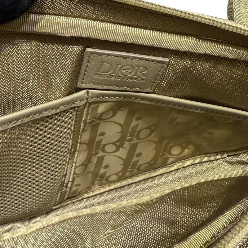 【美收精品】DIOR 綠色磁扣馬鞍斜背包 2-349-15