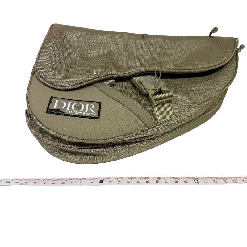 【美收精品】DIOR 綠色磁扣馬鞍斜背包 2-349-16