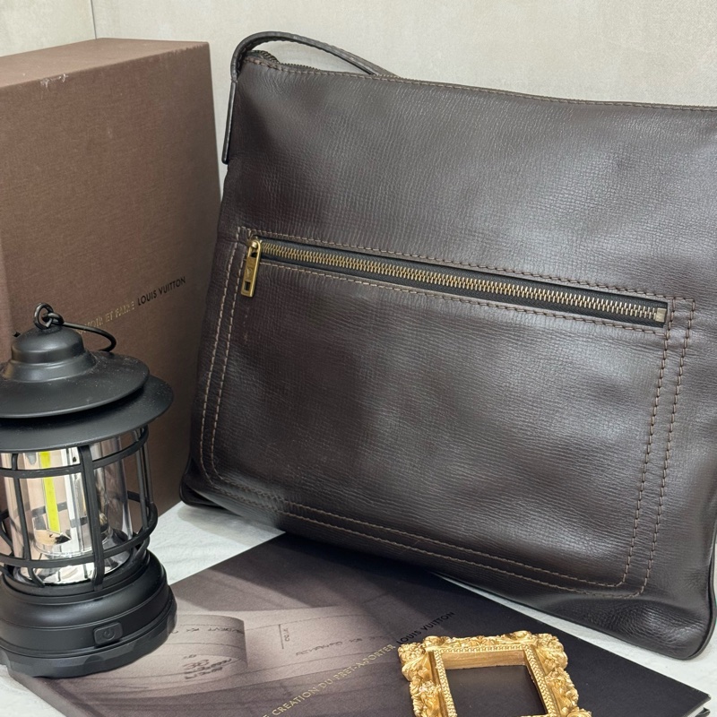 Louis Vuitton 全皮斜背包-4