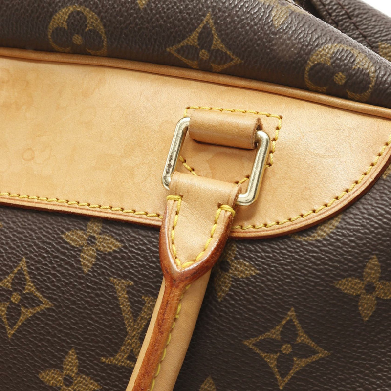 LOUIS VUITTON Deauville Bowling Vanity 手提包 M47270 Monogram 棕色 二手 女款-8