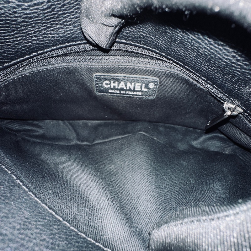 #25萬入手 #絕版99新閒置收藏 香奈兒黑銀荔枝牛皮Cf25肩背包🉑斜背-28